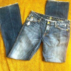7 FOR ALL MANKIND A Pocket Jeans 100% Cotton. Size 30